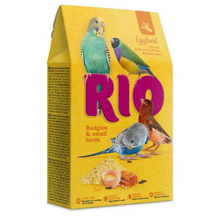 RIO Яичный корм для волнистых попугайчиков и мелких птиц, 250 гр