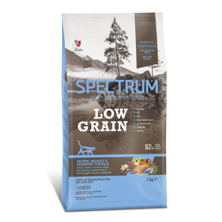 SPECTRUM Low-Grain Adult Сухой корм для кошек, 2 кг - фото 1