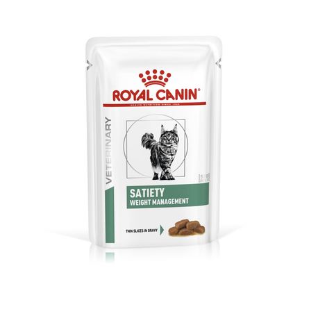Royal Canin Satiety Weight Management SAT34 Влажный лечебный корм для взрослых кошек для контроля избыточного веса, 85 гр - фото 1