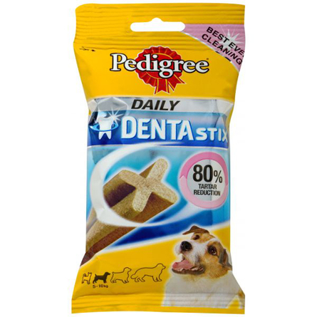 Pedigree Dentastix Палочки для взрослых собак мелких пород для гигиены полости рта, 45 гр