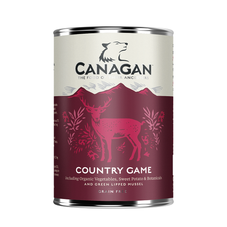 Canagan Country Game Влажный корм для взрослых собак всех пород (дичь), 400 гр