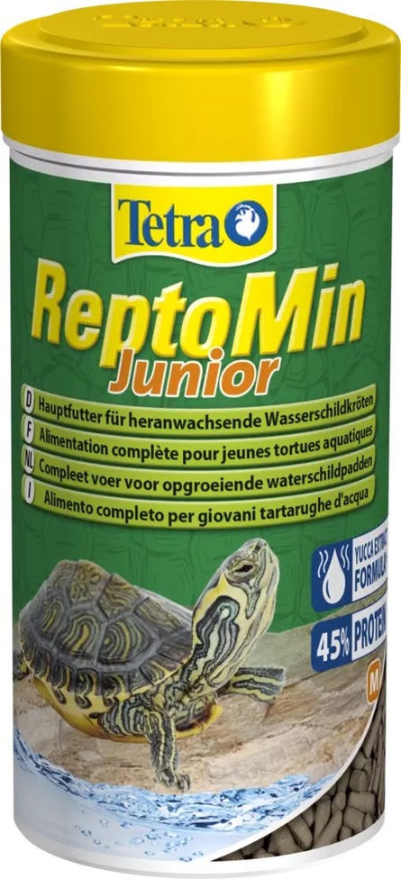 Tetra ReptoMin Junior Питательный корм для молодых водных черепах, 75 гр - фото 1