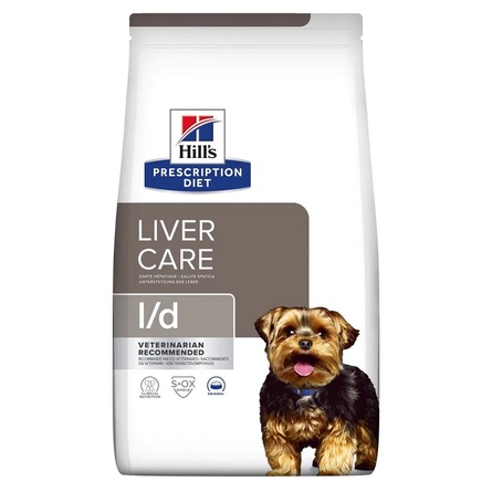 Купить Сухой диетический корм для собак Hill's Prescription Diet l/d при заболеваниях печени, 4 кг за 5023.00 ₽