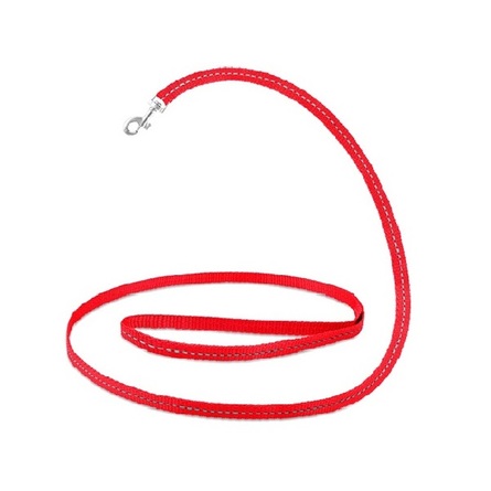 Saival Standart Лайт СВ Поводок светоотражающий (красный) – интернет-магазин Ле’Муррр