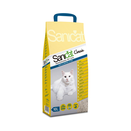 SaniCat Classic Впитывающий глиняный наполнитель для кошек – интернет-магазин Ле’Муррр