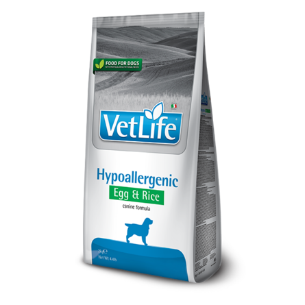 Купить Farmina Vet Life Hypoallergenic Egg & Rice Сухой лечебный корм для взрослых собак при пищевой аллергии, 2 кг за 2759.00 ₽