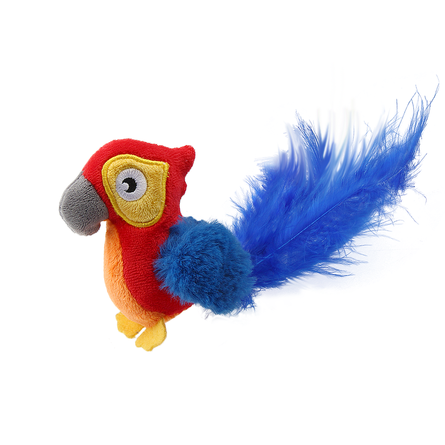 GiGwi Игрушка для кошек Попугай со звуковым чипом – интернет-магазин Ле’Муррр