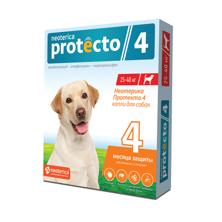 Neoterica Protecto Капли на холку для собак 25-40 кг - фото 1
