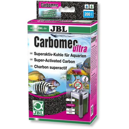 JBL Carbomec ultra Суперактивный гранулированный уголь для фильтров в морских аквариумах, 400 гр - фото 1