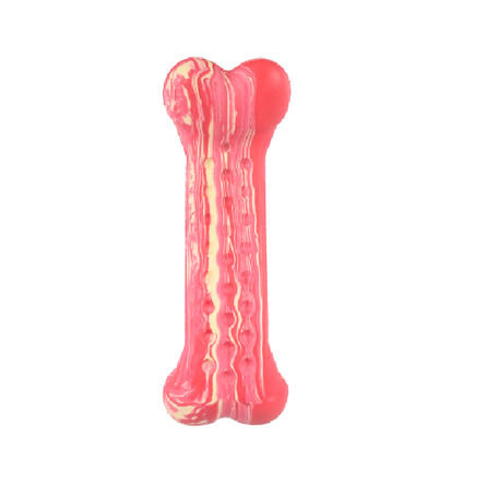 Flamingo Игрушка для собак Кость из резины с ароматом говядины, 10.5см - фото 1