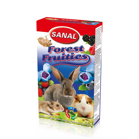 Sanal Forest Fruties Лакомство для грызунов (с черникой) – интернет-магазин Ле’Муррр