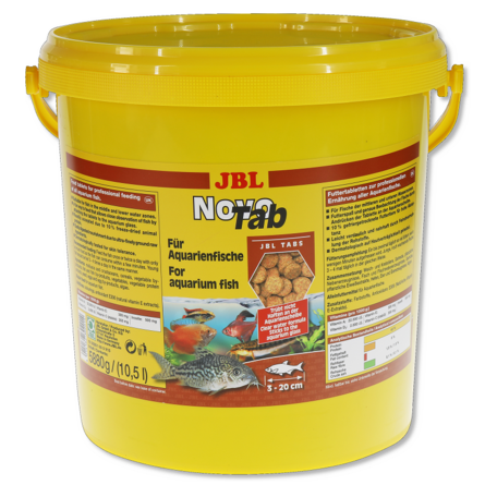 JBL NovoTab Основной корм в форме таблеток для пресноводных аквариумных рыб, 10,5 л , 0.186 - фото 1