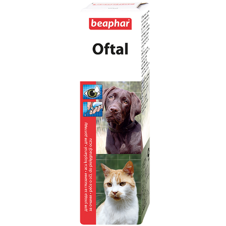 Beaphar Oftal Лосьон для собак и кошек для ухода за глазами, 50 мл