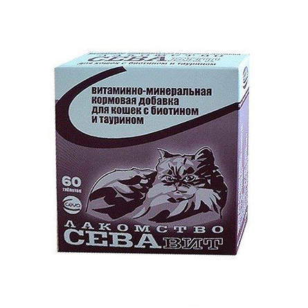 Ceva Витаминизированное лакомство для кошек (с биотином и таурином), 60 таблеток - фото 1