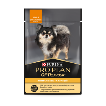 ProPLAN OPTISAVOUR Влажный корм для собак склонных к набору веса мелких и карликовых пород, c курицей - фото 1