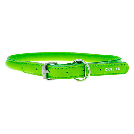 Купить Collar Ошейник для собак "Collar Glamour", круглый, диаметр 1 см, длина 39-47 см, зеленый за 146.00 ₽
