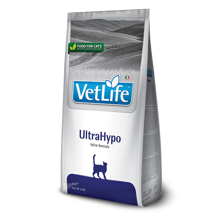 Farmina Vet Life Ultra Hypo сухой лечебный корм для кошек при аллергиях, 2 кг - фото 1
