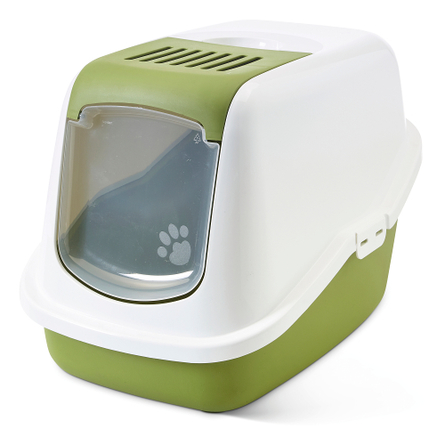 Savic NESTOR Earth Collection Туалет-домик для кошек S0227 зелёный