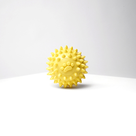 Barq - Dento Ball Игрушка-мячик для зубов и десен, Желтый