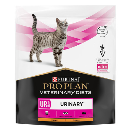 Сухой корм для кошек диетический PRO PLAN® VETERINARY DIETS UR ST/OX Urinary при болезнях нижних отделов мочевыводящих путей, с курицей, 350 гр 