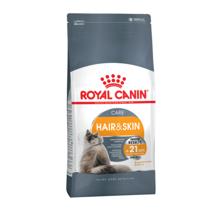 Royal Canin Hair And Skin Сухой корм для взрослых кошек с чувствительной кожей и шерстью, 2 кг