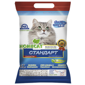 Homecat "Эколайн" Стандарт Комкующийся наполнитель для кошек