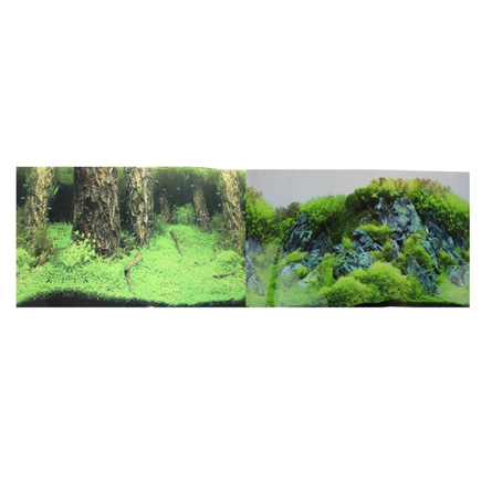 PRIME PL Фон двухсторонний Растения, Затопленный лес,60смх 15м - фото 1