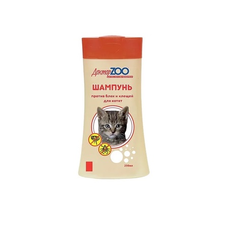 Доктор ZOO Шампунь для котят от блох и клещей – интернет-магазин Ле’Муррр