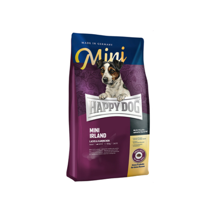 Happy Dog Сухой корм для собак мелких пород до 10 кг при раздражениях на коже и чрезмерной линьке с лососем и кроликом, Ирландия, 4 кг - фото 1