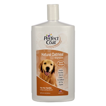 8in1 Perfect Coat Natural Oatmeal Шампунь для собак успокаивающий для раздраженной кожи, 947 мл - фото 1