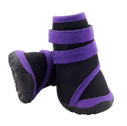 Triol Ботинки чёрно-фиолетовые - фото 1