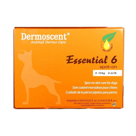 Dermoscent Essential 6 капли для комплексного ухода за кожей собак S, 1 пипетка