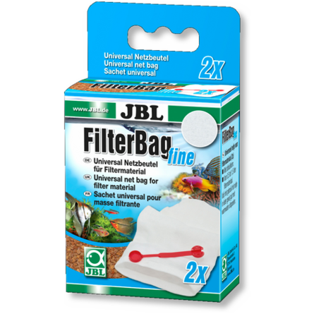 JBL FilterBag fine Универсальный сетчатый мешок с мелкой сеткой для аквариумных фильтрующих материалов, 2 шт - фото 1