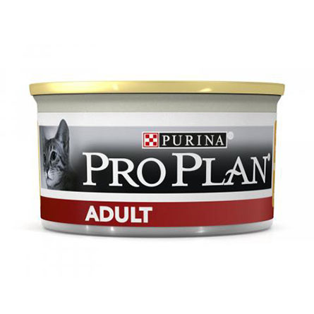 Pro Plan Adult Паштет для взрослых кошек (с курицей), 85 гр - фото 1