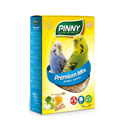 PINNY PM Полнорационный корм для волнистых попугаев с фруктами, бисквитом и витаминами, 0,8 кг - фото 1