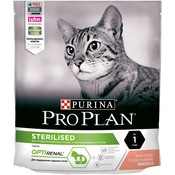 Сухой корм Pro Plan для взрослых стерилизованных кошек и кастрированных котов, с высоким содержанием лосося 