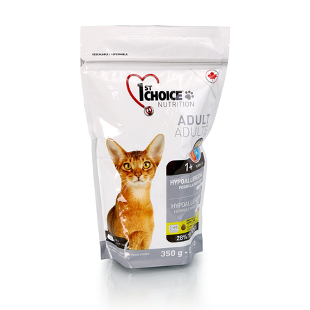 1st Choice Hypoallergenic Гипоаллергенный сухой корм для взрослых кошек (с уткой и картофелем), 350 гр от Lemurrr RU