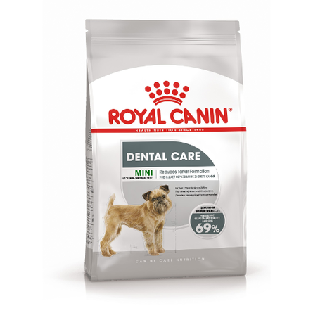 Royal Canin Mini Dental Care Сухой корм для взрослых собак мелких пород для здоровья зубов, 1 кг - фото 1