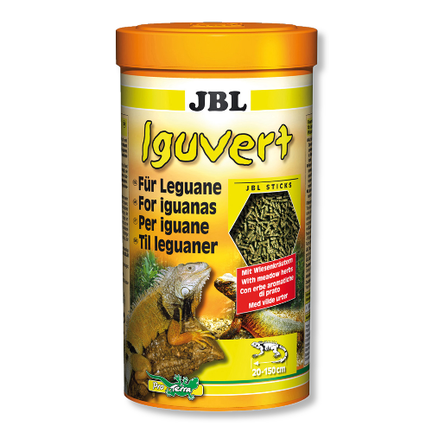 JBL Iguvert Корм для растительноядных рептилий, палочки, 1 л - фото 1