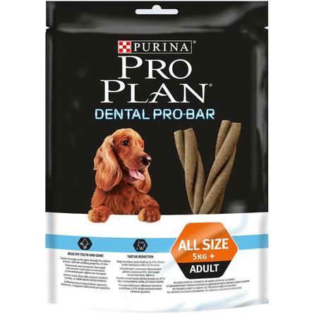 Pro Plan Dental Pro Bar Жевательные палочки для взрослых собак всех пород для гигиены полости рта, 150 гр - фото 1