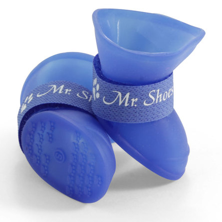 Triol Mr.Shoes Сапоги синие из пластичной резины на липучке - фото 1