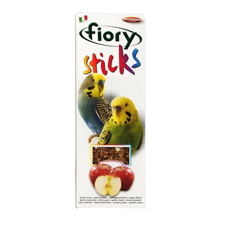 Fiory Палочки для волнистых попугаев с яблоком, 60г, 0,060