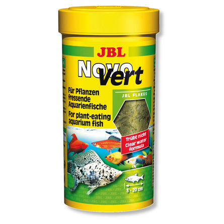 JBL NovoVert Корм со спирулиной и планктоном для рыб, хлопья, 100 мл - фото 1
