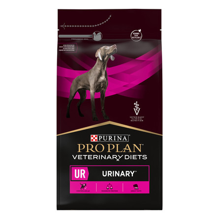 Pro Plan Veterinary Diets UR Urinary Сухой лечебный корм для собак при заболеваниях мочевыводящих путей, 3 кг - фото 1