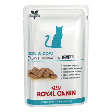 Royal Canin Skin & Coat Formula Влажный лечебный корм для кошек при заболеваниях кожи – интернет-магазин Ле’Муррр