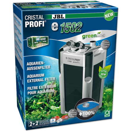JBL CristalProfi e1502 greenline Внешний фильтр для аквариумов 200-700 л - фото 1