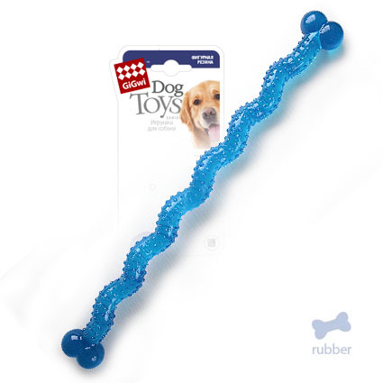 GiGwi Игрушка для собак, резиновая косточка фигурная - фото 1