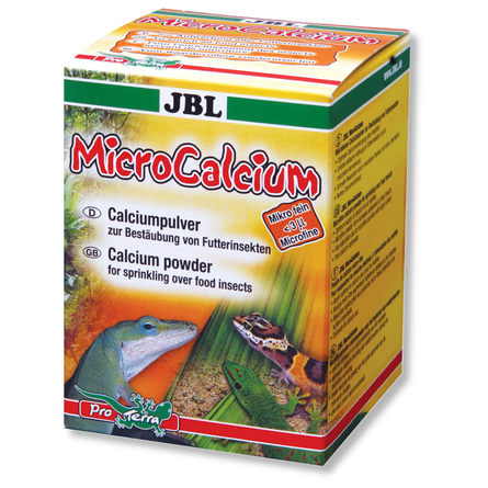 JBL MicroCalcium Минеральная подкормка для опыления кормов для всех видов рептилий, 100 гр - фото 1