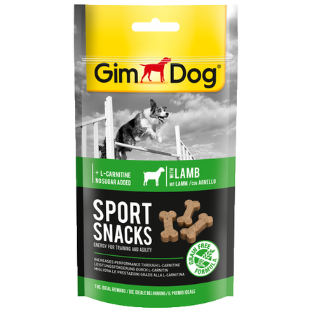 Gimdog Sport Snacks Снеки для взрослых собак всех пород (с ягненком) – интернет-магазин Ле’Муррр