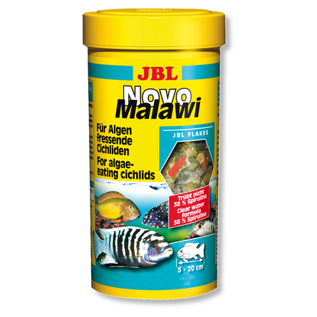 JBL NovoMalawi Корм для цихлид, хлопья, 250 мл - фото 1